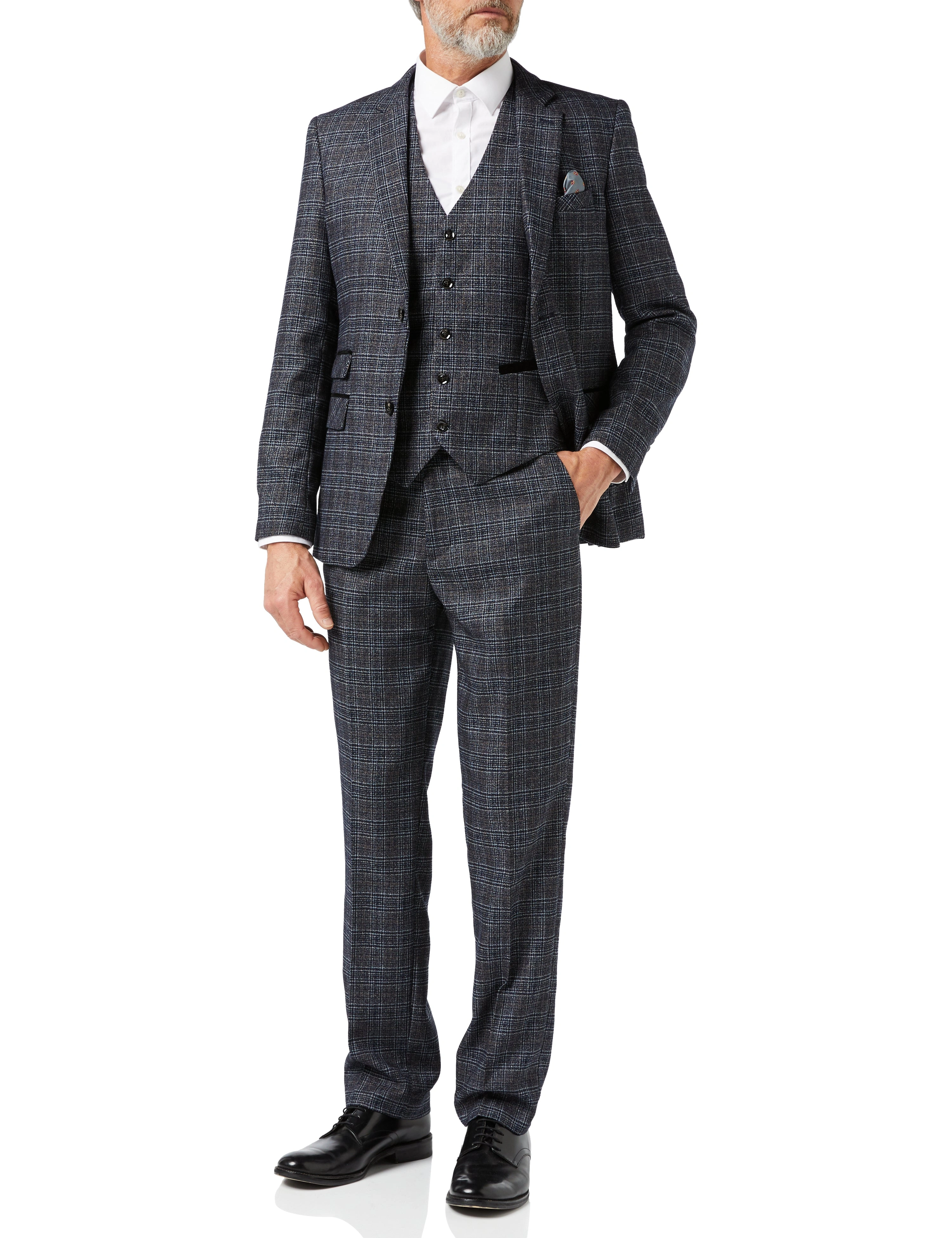 Abel's Grey Tweed Check Suit A Touch of British Class for the Modern Gentleman